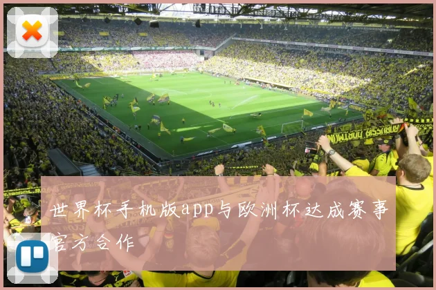 世界杯手机版app与欧洲杯达成赛事官方合作